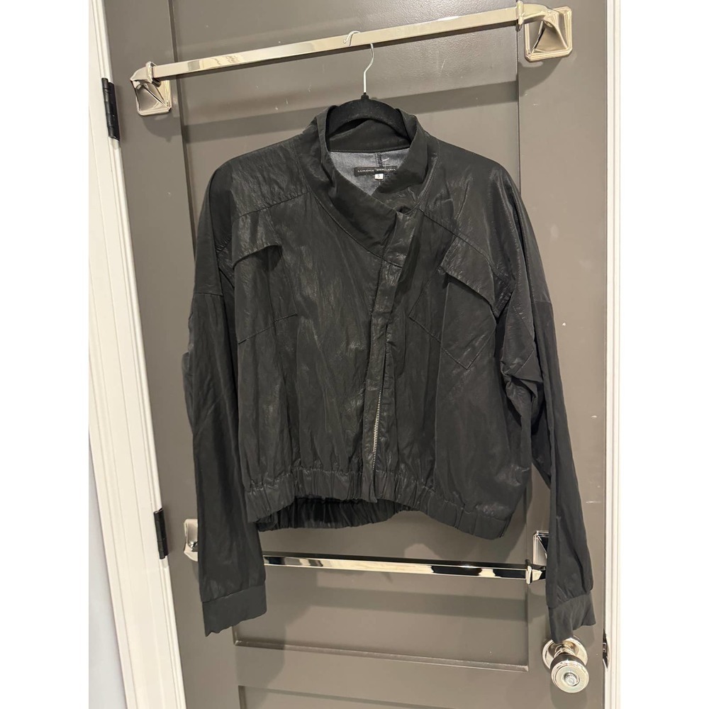 Lurdes Bergada Black Bomber Jacket Small